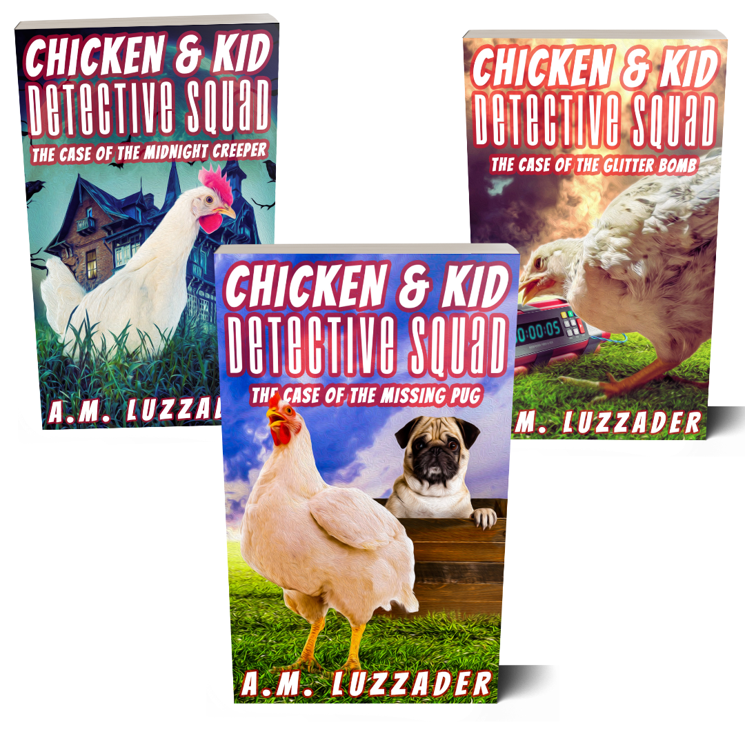 3-book Chicken and Kid Detective Bundle