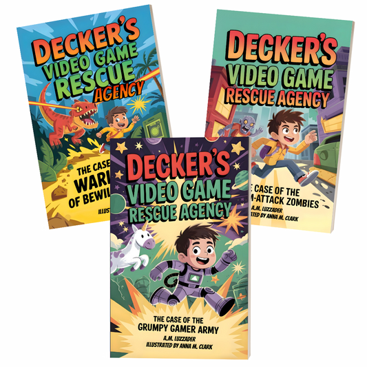 Decker's Video Game Rescue Agency 3-Book Bundle